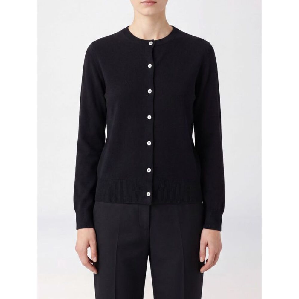 A.P.C. Women Slim Fit Cardigan A.P.C. In Pure Virgin Wool With Crew Neck